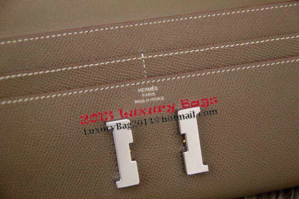 Hermes Constance Long Wallets Original Leather HA909 Grey Hermes Constance Long Wallets Original Leather HA909 Grey