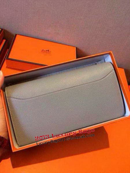 Hermes Constance Long Wallets Original Leather HA909 Light Blue Hermes Constance Long Wallets Original Leather HA909 Light Blue