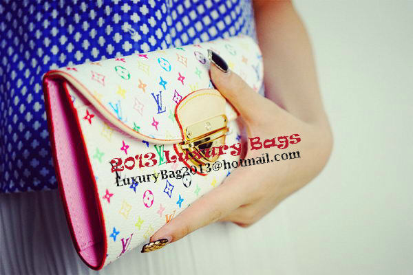 Louis Vuitton Monogram Multicolore Eugenie Wallet M60123 Louis Vuitton Monogram Multicolore Eugenie Wallet M60123