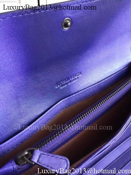 Bottega Veneta Intrecciato Nappa Tri-Flod Wallet BV1505071 Violet Bottega Veneta Intrecciato Nappa Tri-Flod Wallet BV1505071 Violet