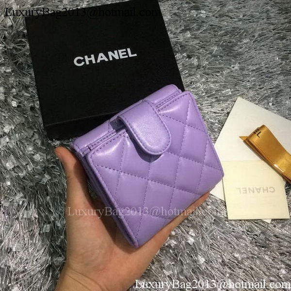 Chanel mini Tri-Fold Wallet Sheepskin Leather A48980 Chanel mini Tri-Fold Wallet Sheepskin Leather A48980