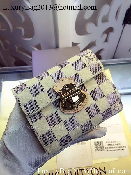 Louis Vuitton Damier Azur Canvas JOEY WALLET N60030 Louis Vuitton Damier Azur Canvas JOEY WALLET N60030