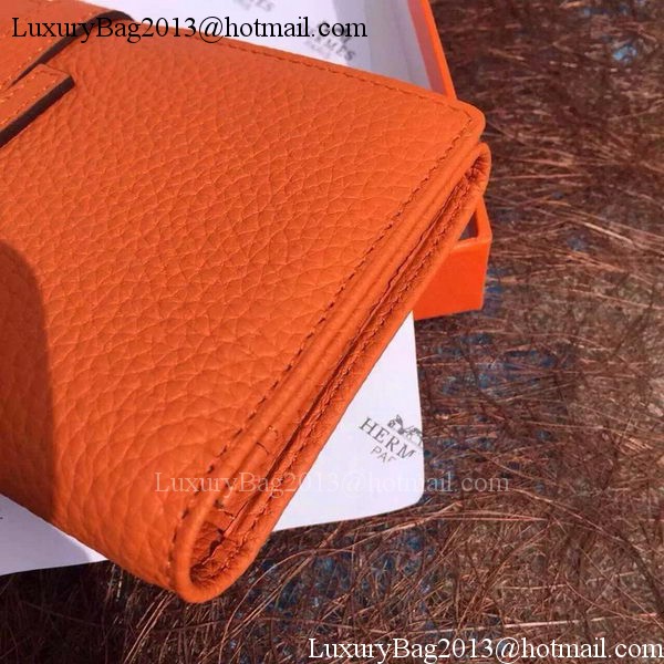 Hermes Grainy Leather Bifold Wallet H8000 Hermes Grainy Leather Bifold Wallet H8000