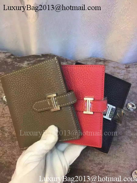 Hermes Bi-Fold Wallet Togo Leather H512 Black Hermes Bi-Fold Wallet Togo Leather H512 Black