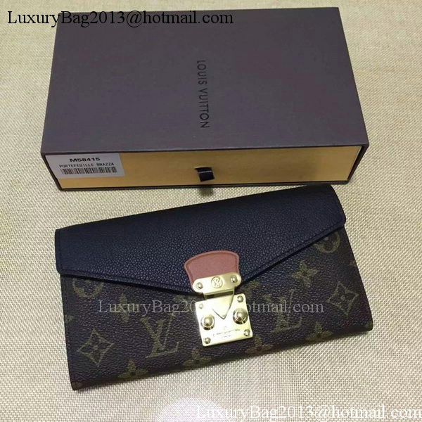 Louis Vuitton Monogram Canvas PALLAS WALLET M58413 Black Louis Vuitton Monogram Canvas PALLAS WALLET M58413 Black