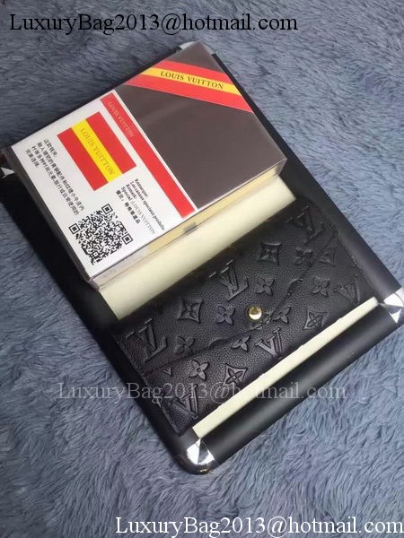 Louis Vuitton Monogram Empreinte WALLET M60565 Black Louis Vuitton Monogram Empreinte WALLET M60565 Black
