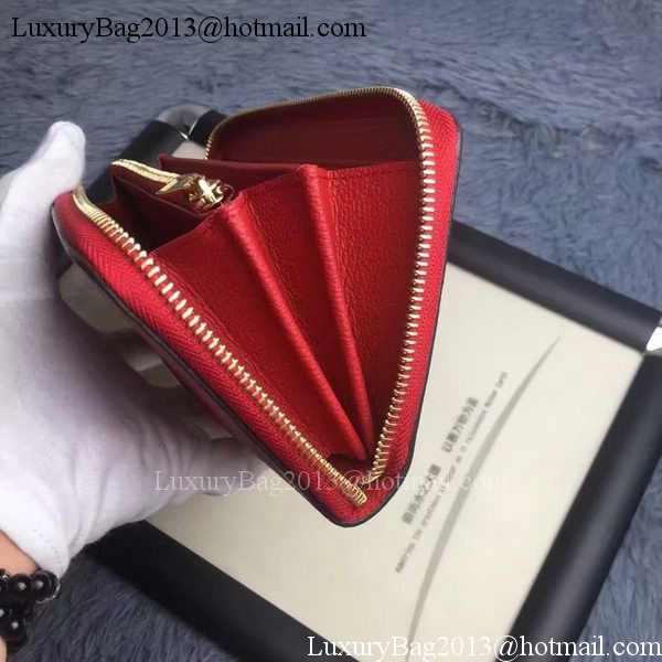 Louis Vuitton Monogram Empreinte ZIPPY WALLET M60571 Red Louis Vuitton Monogram Empreinte ZIPPY WALLET M60571 Red