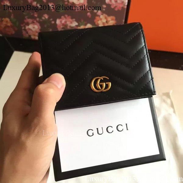 Gucci GG Marmont Card Case 443125 Black Gucci GG Marmont Card Case 443125 Black