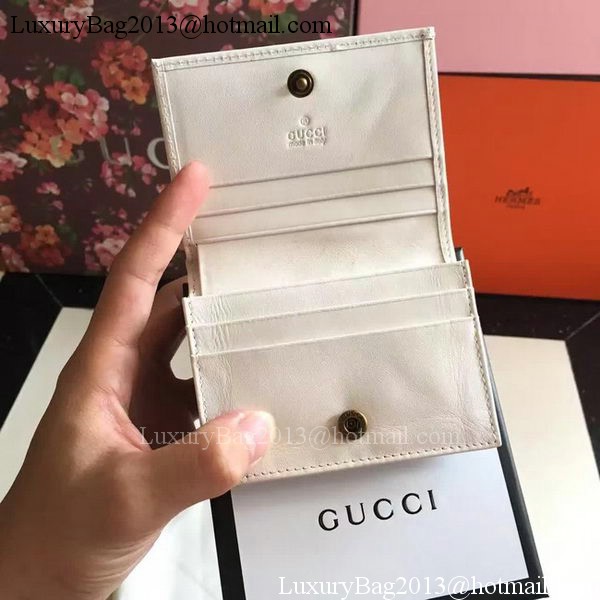 Gucci GG Marmont Card Case 443125 White Gucci GG Marmont Card Case 443125 White