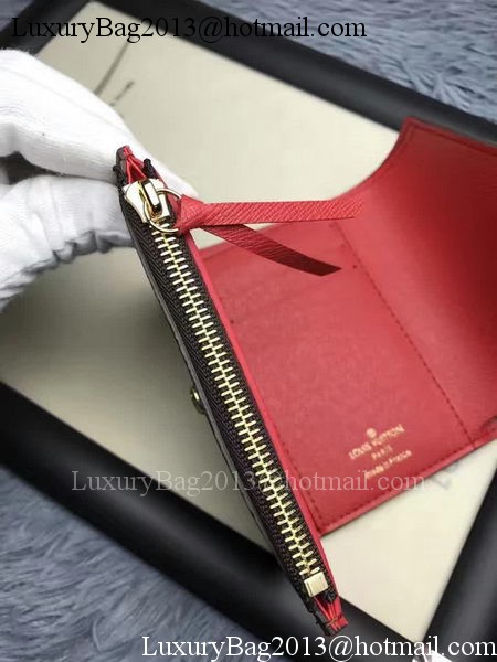 Louis Vuitton Damier Ebene Canvas VICTORINE WALLET N41659 Louis Vuitton Damier Ebene Canvas VICTORINE WALLET N41659