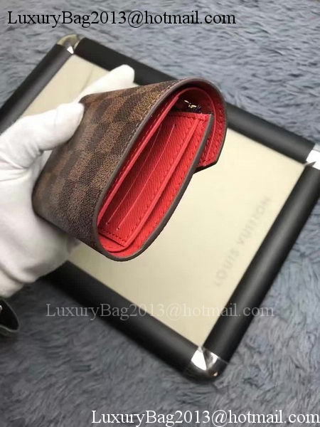 Louis Vuitton Damier Ebene Canvas VICTORINE WALLET N41659 Louis Vuitton Damier Ebene Canvas VICTORINE WALLET N41659