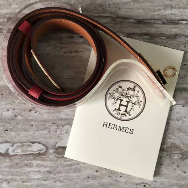 HERMES 1.7cm Original Leather Female Belt 17414b HERMES 1.7cm Original Leather Female Belt 17414b