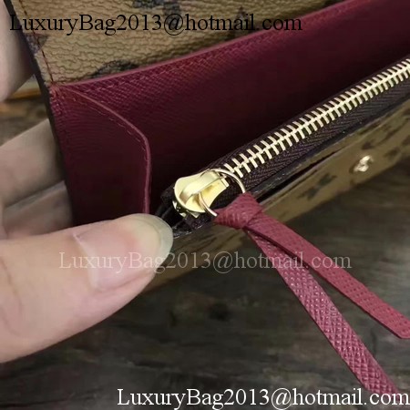 Louis Vuitton Monogram Canvas EMILIE WALLET M60697 Purple Louis Vuitton Monogram Canvas EMILIE WALLET M60697 Purple