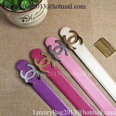 Chanel 30mm Leather Belt CH5232 Pink Chanel 30mm Leather Belt CH5232 Pink