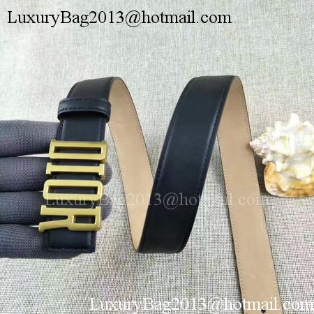 Dior 30mm Leather Belt CD2365 Black Dior 30mm Leather Belt CD2365 Black