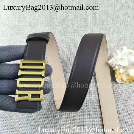 Dior 30mm Leather Belt CD2365 Black Dior 30mm Leather Belt CD2365 Black