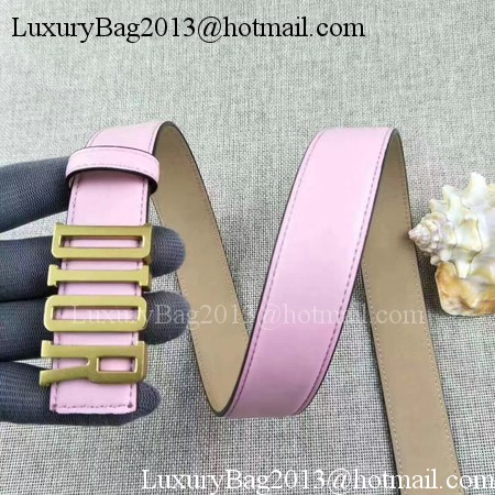 Dior 30mm Leather Belt CD2365 Pink Dior 30mm Leather Belt CD2365 Pink