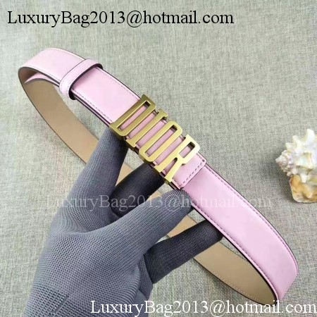 Dior 30mm Leather Belt CD2365 Pink Dior 30mm Leather Belt CD2365 Pink