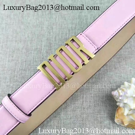 Dior 30mm Leather Belt CD2365 Pink Dior 30mm Leather Belt CD2365 Pink