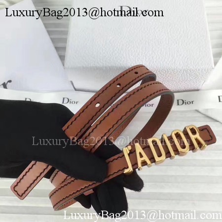 Dior 30mm Leather Belt CD2366 Brown Dior 30mm Leather Belt CD2366 Brown