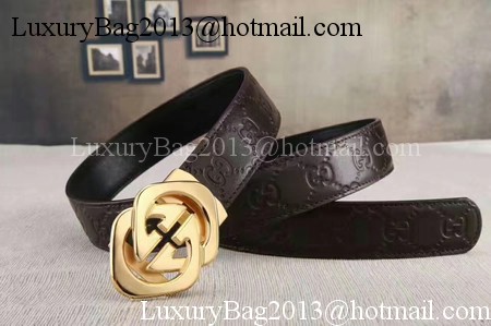 Gucci 34mm Leather Belt GG0804 Brown Gucci 34mm Leather Belt GG0804 Brown