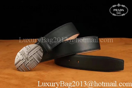 Prada Leather Belt PD0802 Black Prada Leather Belt PD0802 Black