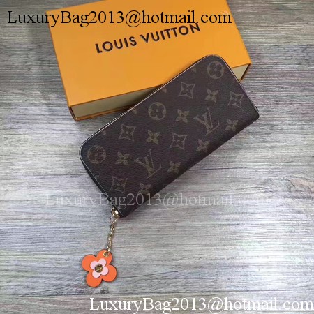 Louis Vuitton Monogram Canvas CLEMENCE WALLET M64201 Orange Louis Vuitton Monogram Canvas CLEMENCE WALLET M64201 Orange