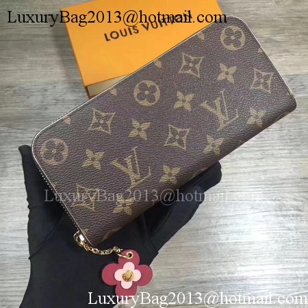 Louis Vuitton Monogram Canvas CLEMENCE WALLET M64201 Red Louis Vuitton Monogram Canvas CLEMENCE WALLET M64201 Red