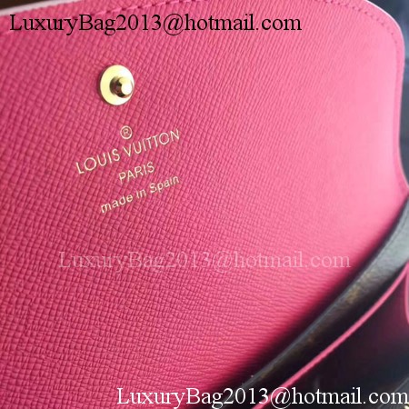 Louis Vuitton Monogram Canvas EMILIE WALLET M64202 Rose Louis Vuitton Monogram Canvas EMILIE WALLET M64202 Rose