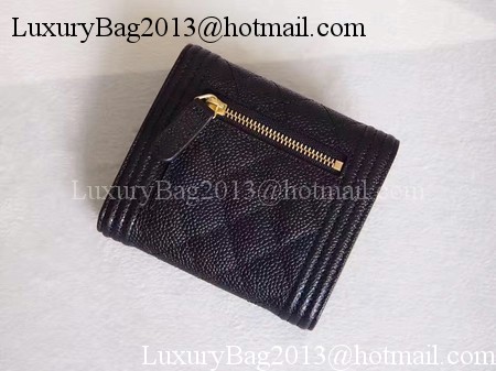 Chanel Matelasse Bi-Fold Wallet Black Cannage Patterns A48980 Gold Chanel Matelasse Bi-Fold Wallet Black Cannage Patterns A48980 Gold