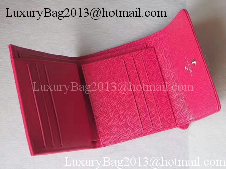 Chanel Matelasse Bi-Fold Wallet Rose Cannage Patterns A48980 Silver Chanel Matelasse Bi-Fold Wallet Rose Cannage Patterns A48980 Silver