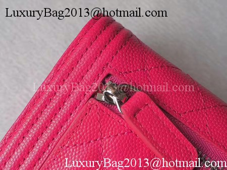 Chanel Matelasse Bi-Fold Wallet Rose Cannage Patterns A48980 Silver Chanel Matelasse Bi-Fold Wallet Rose Cannage Patterns A48980 Silver