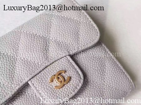 Chanel Tri-Fold Wallet Cannage Pattern Leather A48981 Grey Chanel Tri-Fold Wallet Cannage Pattern Leather A48981 Grey