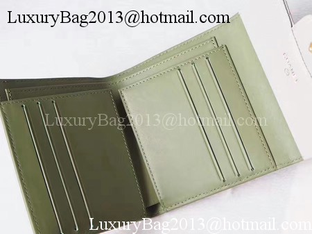 Chanel Tri-Fold Wallet Cannage Pattern Leather A48981 Grey Chanel Tri-Fold Wallet Cannage Pattern Leather A48981 Grey