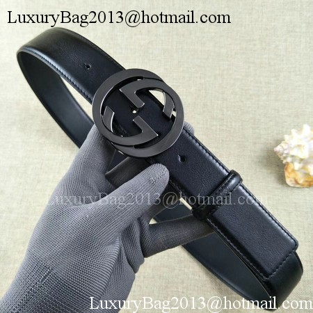 Gucci 38mm Leather Belt GG57049 Black Gucci 38mm Leather Belt GG57049 Black