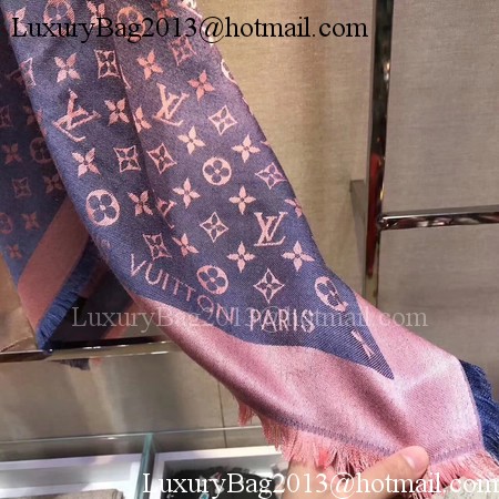 Louis Vuitton MONOGRAM DENIM Scarf M33695 Blue Louis Vuitton MONOGRAM DENIM Scarf M33695 Blue