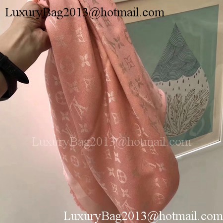 Louis Vuitton MONOGRAM DENIM Scarf M33695 Pink Louis Vuitton MONOGRAM DENIM Scarf M33695 Pink