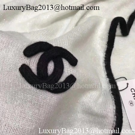 Chanel Scarf A2830 OffWhite Chanel Scarf A2830 OffWhite
