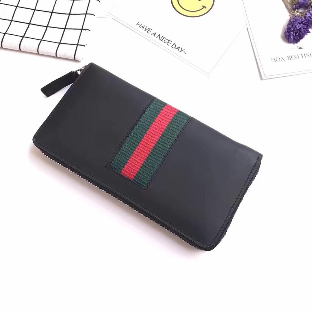 Gucci Calfskin Leather Wallet 476012 Black Gucci Calfskin Leather Wallet 476012 Black