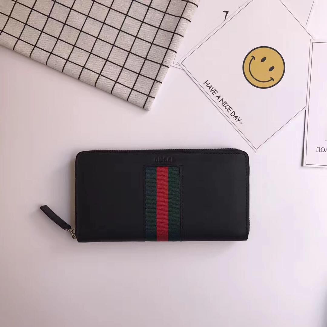 Gucci Calfskin Leather Wallet 476012 Black Gucci Calfskin Leather Wallet 476012 Black