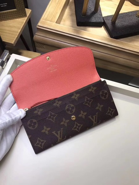 Louis Vuitton Monogram Canvas EMILIE WALLET M61289 Light Red Louis Vuitton Monogram Canvas EMILIE WALLET M61289 Light Red