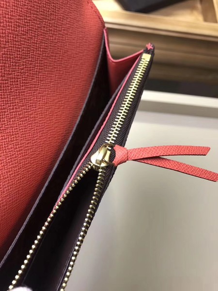 Louis Vuitton Monogram Canvas EMILIE WALLET M61289 Light Red Louis Vuitton Monogram Canvas EMILIE WALLET M61289 Light Red