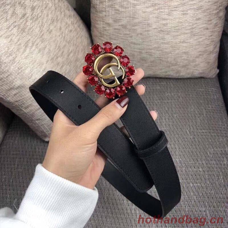Gucci 2CM Leather Belt 414521 Black Gucci 2CM Leather Belt 414521 Black