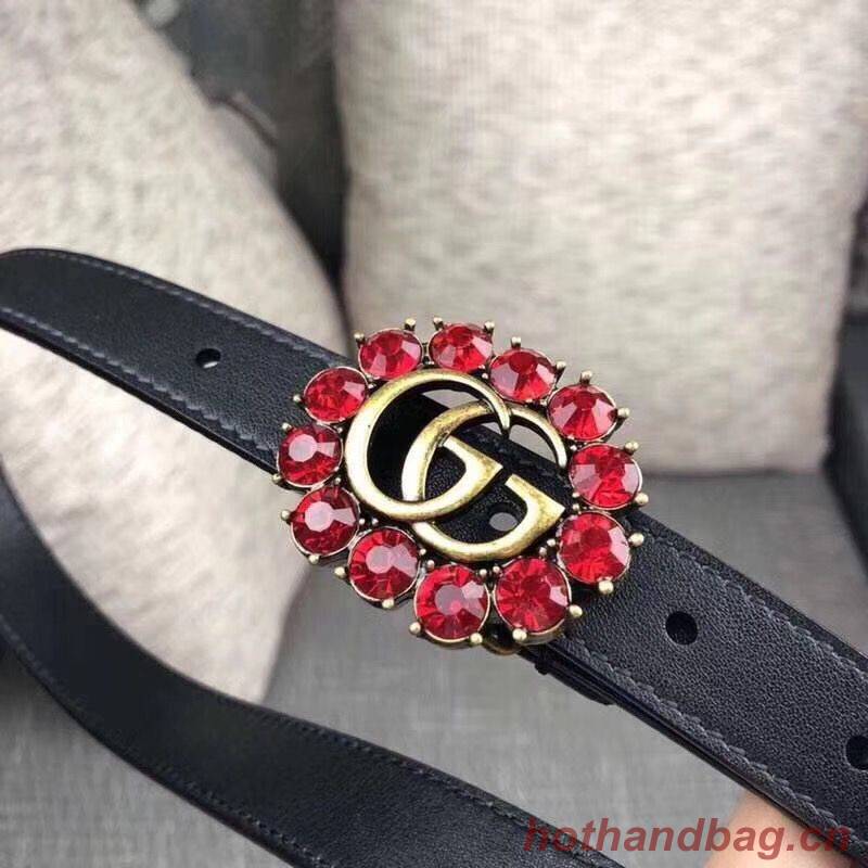 Gucci 2CM Leather Belt 414521 Black Gucci 2CM Leather Belt 414521 Black