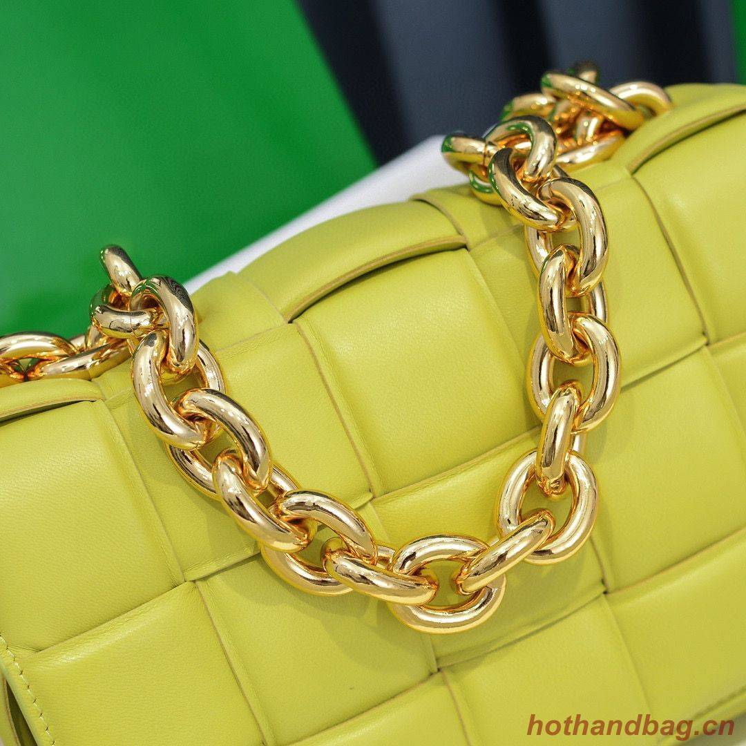 Bottega Veneta PADDED CASSETTE BAG 591971 Lemon