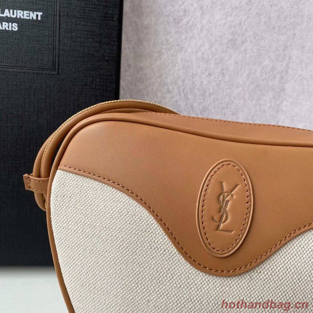 Yves Saint Laurent Canvas cross-body bag Y685260 Beige