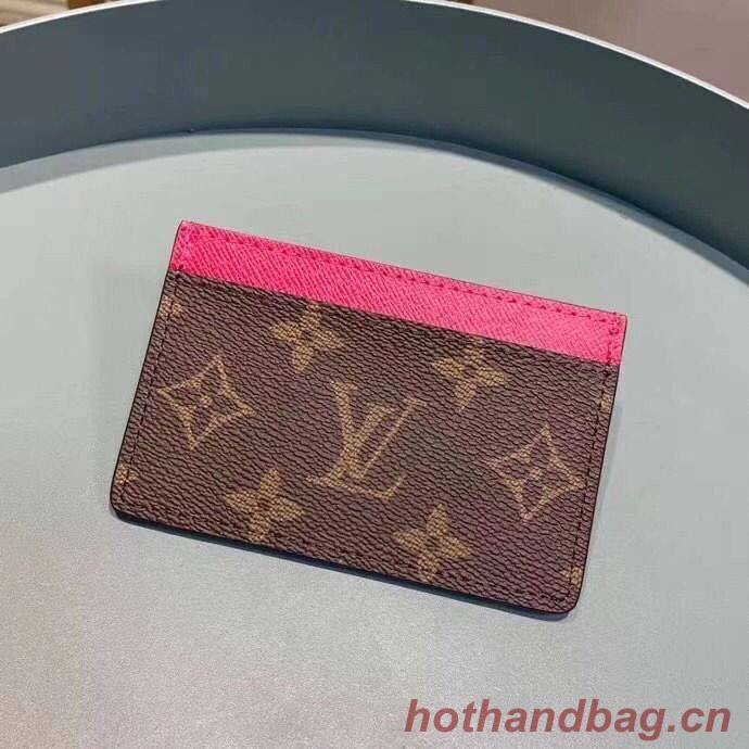 Louis Vuitto CARD HOLDER M80830 Pink Louis Vuitto CARD HOLDER M80830 Pink