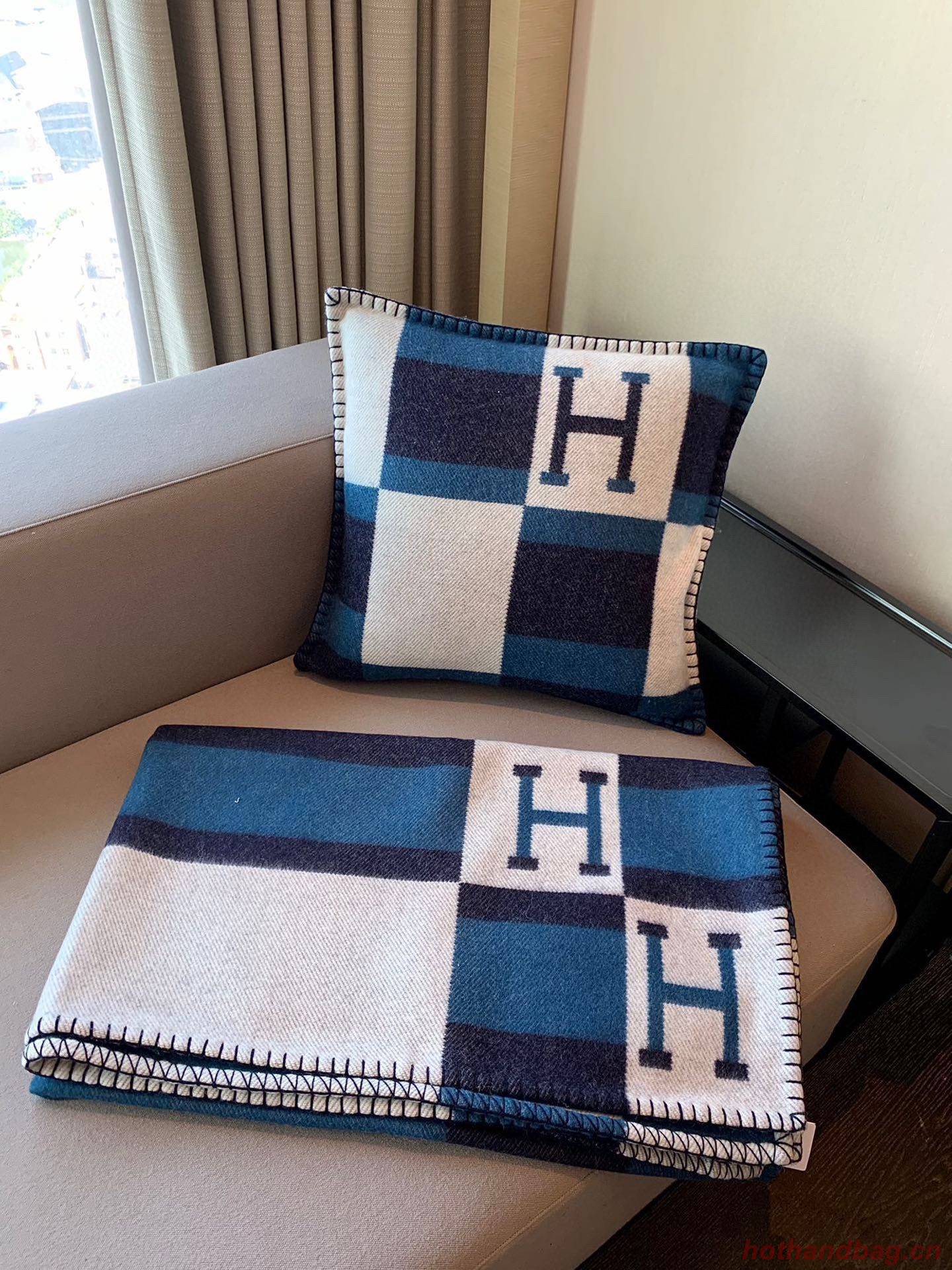 Hermes Pillow 18234 Navy Hermes Pillow 18234 Navy