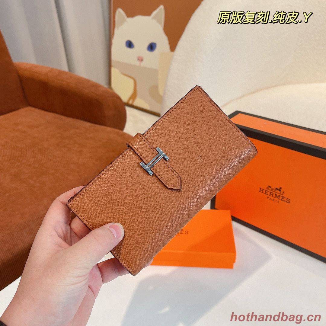 Hermes Bearn Japonaise Bi-Fold Wallet Espom Leather A208 Hermes Bearn Japonaise Bi-Fold Wallet Espom Leather A208