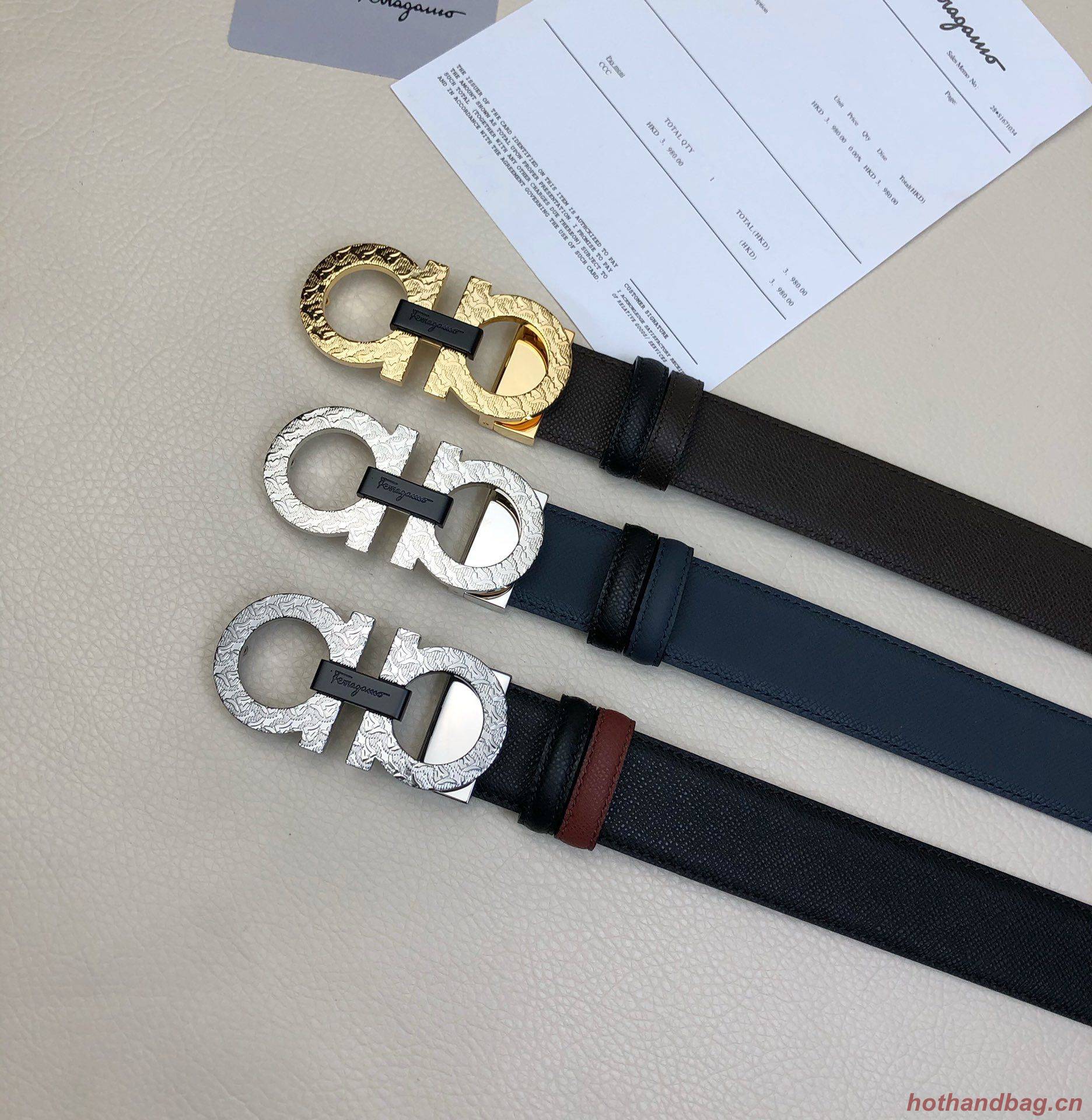 Ferragamo Belt 35MM SFB00015-1 Ferragamo Belt 35MM SFB00015-1